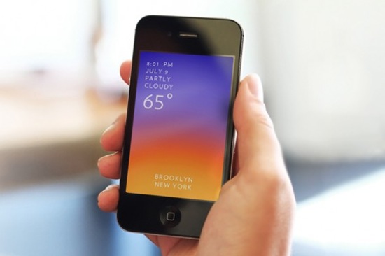 Solar iphone app displays the weather in a interesting new way 1 590x393